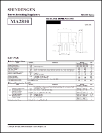 datasheet for MA2810 by Shindengen Electric Manufacturing Company Ltd.
