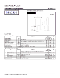 datasheet for MA2830 by Shindengen Electric Manufacturing Company Ltd.