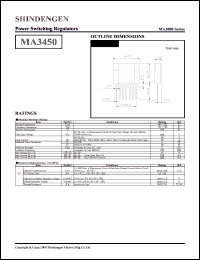 datasheet for MA3450 by Shindengen Electric Manufacturing Company Ltd.