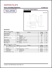 datasheet for MA4520 by Shindengen Electric Manufacturing Company Ltd.