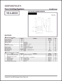 datasheet for MA4810 by Shindengen Electric Manufacturing Company Ltd.