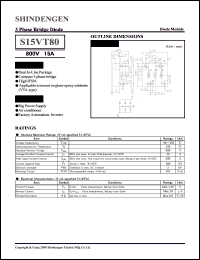 datasheet for S15VT80 by Shindengen Electric Manufacturing Company Ltd.