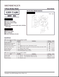 datasheet for S30VTA80 by Shindengen Electric Manufacturing Company Ltd.