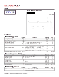 datasheet for K1V18 by Shindengen Electric Manufacturing Company Ltd.
