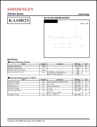 datasheet for KA10R25 by Shindengen Electric Manufacturing Company Ltd.