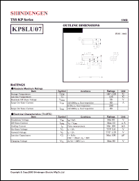 datasheet for KP8LU07 by Shindengen Electric Manufacturing Company Ltd.