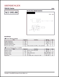 datasheet for KU10L08 by Shindengen Electric Manufacturing Company Ltd.