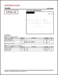 datasheet for ST04-16 by Shindengen Electric Manufacturing Company Ltd.