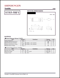 datasheet for ST03-58F1 by Shindengen Electric Manufacturing Company Ltd.