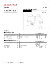 datasheet for ST50V-27F by Shindengen Electric Manufacturing Company Ltd.