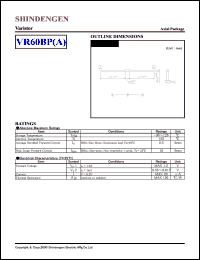 datasheet for VR-60BP(A) by Shindengen Electric Manufacturing Company Ltd.
