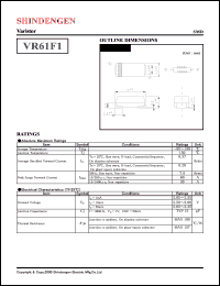 datasheet for VR-61F1 by Shindengen Electric Manufacturing Company Ltd.