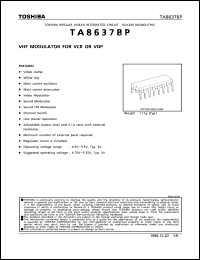 datasheet for TA8637BP by Toshiba