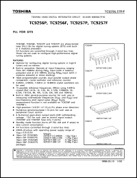 datasheet for TC9256F by Toshiba