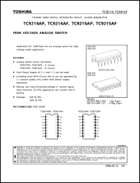 datasheet for TC9215AP by Toshiba