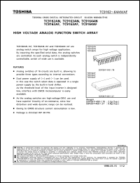 datasheet for TC9162AN by Toshiba