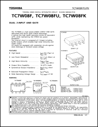 datasheet for TC7W08F by Toshiba