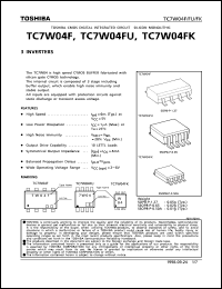 datasheet for TC7W04FK by Toshiba