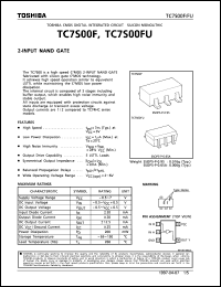 datasheet for TC7S00FU by Toshiba