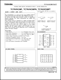 datasheet for TC74VHC08F by Toshiba