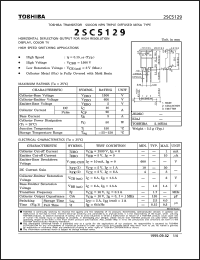 datasheet for 2SC5129 by Toshiba