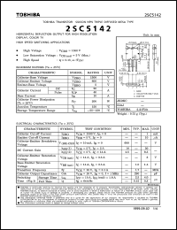 datasheet for 2SC5142 by Toshiba