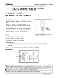 datasheet for TA78DL05S by Toshiba