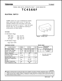 datasheet for TC4S66F by Toshiba