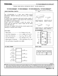 datasheet for TC74HC4066AP by Toshiba