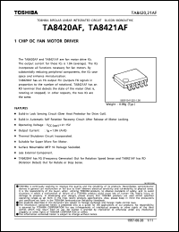 datasheet for TA8420AF by Toshiba