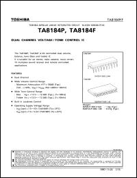 datasheet for TA8184P by Toshiba