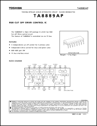 datasheet for TA8889AP by Toshiba