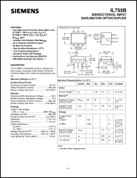 datasheet for IL755B by Infineon (formely Siemens)
