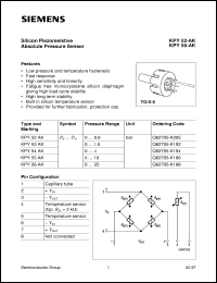 datasheet for KPY55AK by Infineon (formely Siemens)