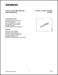 datasheet for LS3341-MQ by Infineon (formely Siemens)