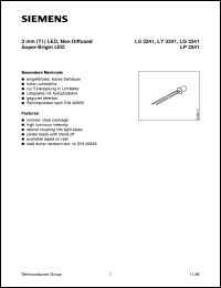 datasheet for LY3341-M by Infineon (formely Siemens)