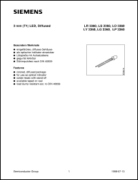 datasheet for LS3360-K by Infineon (formely Siemens)