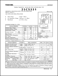 datasheet for 2SC5331 by Toshiba