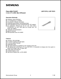 datasheet for LSPP370-KN by Infineon (formely Siemens)