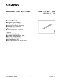 datasheet for LOP380-NQ by Infineon (formely Siemens)