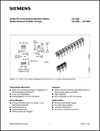 datasheet for LD262 by Infineon (formely Siemens)