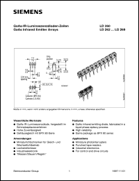 datasheet for LD263 by Infineon (formely Siemens)