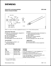 datasheet for SFH409 by Infineon (formely Siemens)
