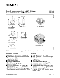 datasheet for SFH420 by Infineon (formely Siemens)