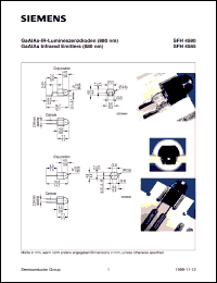 datasheet for SFH4580 by Infineon (formely Siemens)