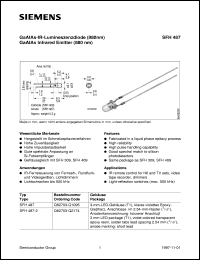 datasheet for SFH487 by Infineon (formely Siemens)