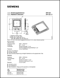 datasheet for SFH521 by Infineon (formely Siemens)