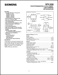 datasheet for SFH608-2 by Infineon (formely Siemens)