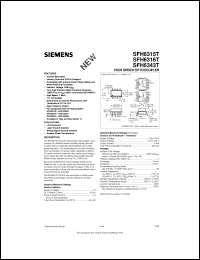 datasheet for SFH6315T by Infineon (formely Siemens)
