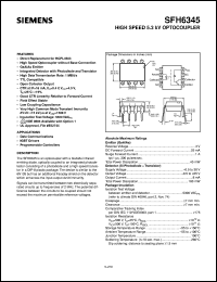 datasheet for SFH6345 by Infineon (formely Siemens)